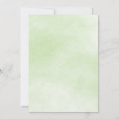 ピンクのハイビスカス セーブザデート (裏面)