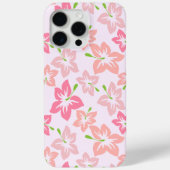 ピンクのハイビスカス、ピンクの花、花のパターン Case-Mate iPhoneケース (裏面)
