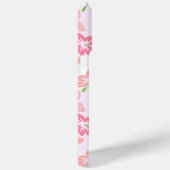 ピンクのハイビスカス、ピンクの花、花のパターン Case-Mate iPhoneケース (裏面 / 右)