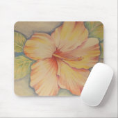 ピンクのハイビスカス マウスパッド (マウス)