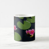 ピンクのハスの花 コーヒーマグカップ (中央)