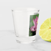 ピンクのハスの花IV ショットグラス (左)