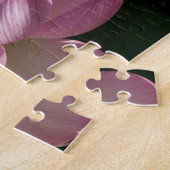 ピンクのハスの花IV ジグソーパズル (側面)