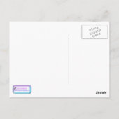 ピンクのハナミズキの花 ポストカード (裏面)