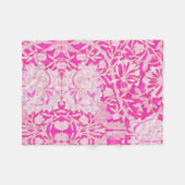 ピンクのハニーサックルフリースブランケット、30インチx 40インチ（小型） フリースブランケット (正面(横))