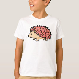 ピンクのハリネズミ Tシャツ