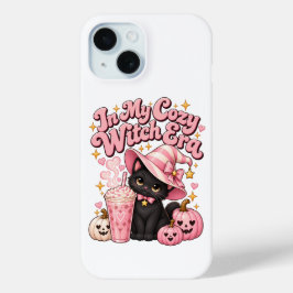 ピンクのハロウィーンにぴったりな「私の可愛い魔女時代」デザイン iPhone 15ケース