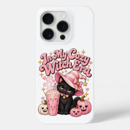 ピンクのハロウィーンにぴったりな「私の可愛い魔女時代」デザイン iPhone 15 PROケース