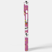 ピンクのハロウィーンパレード漫画のパターンの電話ケース Case-Mate iPhoneケース (裏面 / 左)