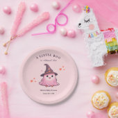 ピンクのハロウィーン小さなブー赤ちゃんシャワー ペーパープレート (パーティー)