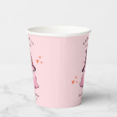 ピンクのハロウィーン小さなブー赤ちゃんシャワー 紙コップ (右)