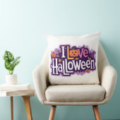 ピンクのハロウィーン装飾用クッションの愛：フェスティバル新しいM クッション (椅子)