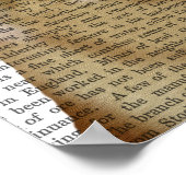 ピンクのハローを持つドイツの羊飼い ポスター (角)