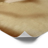 ピンクのハローを持つ犬 ポスター (角)