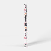 ピンクのハートとバラ SAMSUNG GALAXYケース (右側面)