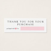 ピンクのハートと愛のパッケージありがとうありがとう (正面)