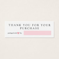 ピンクのハートと愛のパッケージありがとうありがとう