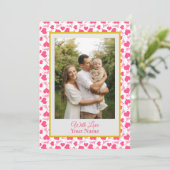 ピンクのハートのカスタム写真 (スタンド正面)