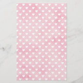 ピンクのハートのベビーシャワー ママのゲーム フライヤー (裏面)