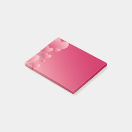 ピンクのハートの付箋紙 ポストイット