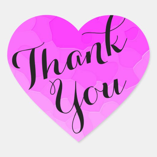 ピンクのハートの形をしたパーティーのお気に入り ハートシール (正面)