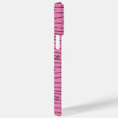 ピンクのハートやストライプ Case-Mate iPhoneケース (裏面 / 右)