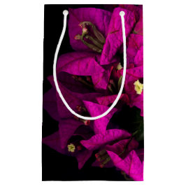 「ピンクのハートを黒で表示」 スモールペーパーバッグ