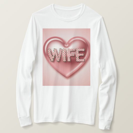 ピンクのハートウィザーズ花花Tシャツ Tシャツ (デザイン正面)