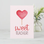 ピンクのハートキャンディによる先生鑑賞 シーズンカード (スタンド正面)