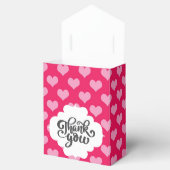 ピンクのハートサンキューオファーボックス フェイバーボックス (オープン)