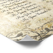 ピンクのハートツリー – 100から150ゲスト – アルファベット ポスター (角)