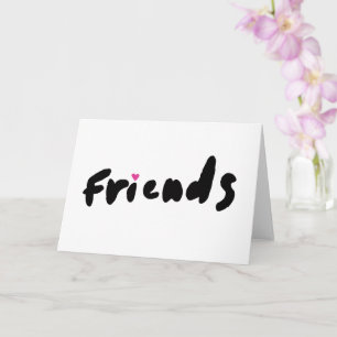ピンクのハートバディClip art Making Friends Clip art カード