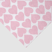 ピンクのハートパターン、ロマンチック、愛 薄葉紙 (詳細)