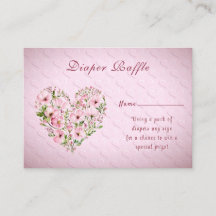 ピンクのハートフローラ赤ちゃんシャワーエンクロージャ