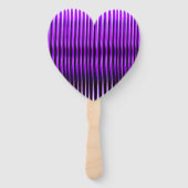 ピンクのハート型のファン ハンドファン (裏面)