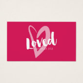 ピンクのハート愛している聖なる書物、 経典バレンタイン (正面)