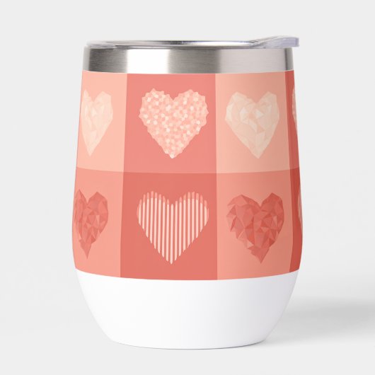 ピンクのハート (左面)