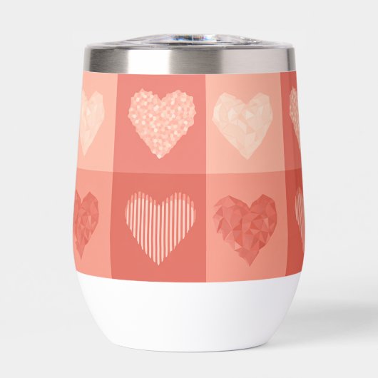 ピンクのハート (正面)