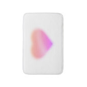 ピンクのハート バスマット (正面縦)
