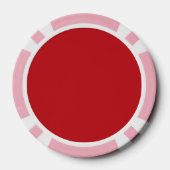 ピンクのハート ポーカーチップ (裏面)