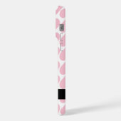 ピンクのハート,ロマンチック,あなたの名前,パーソナライズ iPhoneケース (左側面)