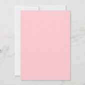 ピンクのハート 将来のMrs. & Mrs. レズビアン Save the Date セーブザデート (裏面)