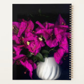 ピンクのハート(黒) プランナー手帳 (裏面)