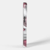 ピンクのハート Case-Mate iPhoneケース (裏面 / 右)