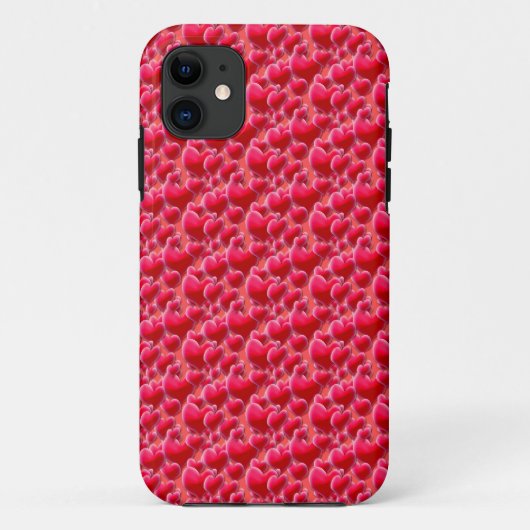 ピンクのハート Case-Mate iPhoneケース (裏面)