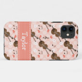 ピンクのバイオリン Case-Mate iPhoneケース (裏面(横))