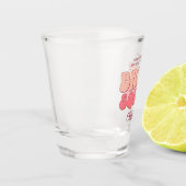 ピンクのバチェロレッテ花嫁スクワッド花嫁メイド ショットグラス (左)