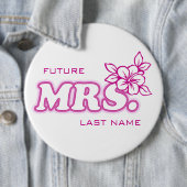 ピンクのバチェロレッテ"未来の夫人"カスタマイズ可能なPin 缶バッジ (インサイチュ)