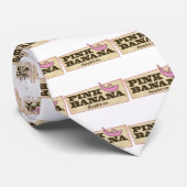 ピンクのバナナ ネクタイ (ロール)