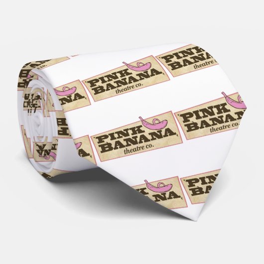 ピンクのバナナ ネクタイ (ロール)